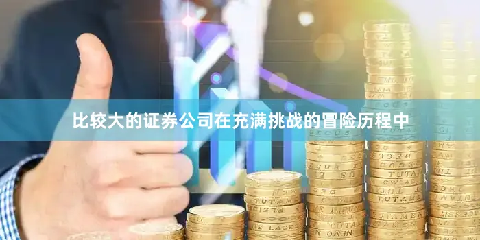比较大的证券公司在充满挑战的冒险历程中